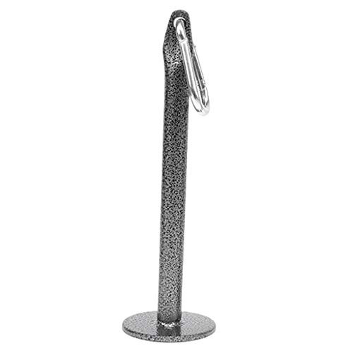 freneci Weight Plate Loading Pin Grip Strength Training Stand Home Rack with Carabiner - 17cm