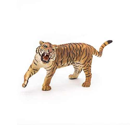 Papo Roaring Tiger Figure, Multicolor