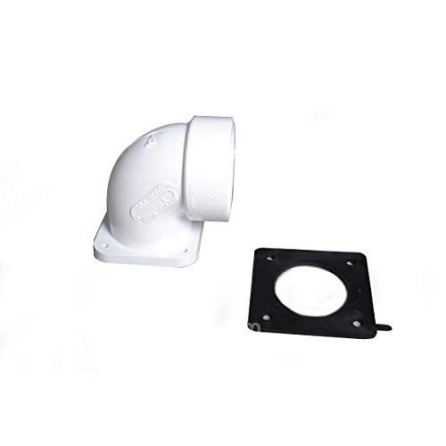 TVP Replacement for Canplas-Hayden - Central Vacuum Cleaner 90° Short Flange   765556W