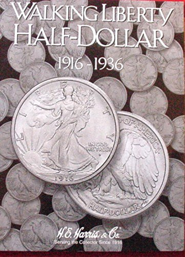 Harris Walking Liberty 1/2 Dollar 1916-1936 Coin Folder