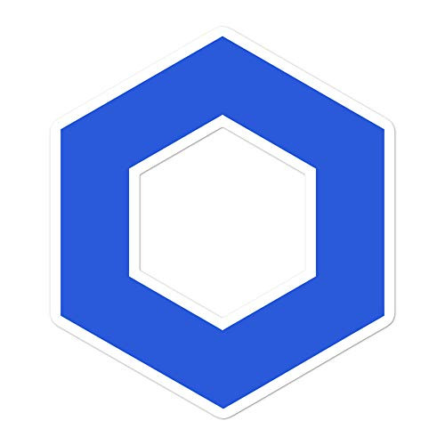 VANN'S PRODUCTS LLC. Link Chainlink Crypto Cryptocurrency Bubble-Free Laptop Sticker