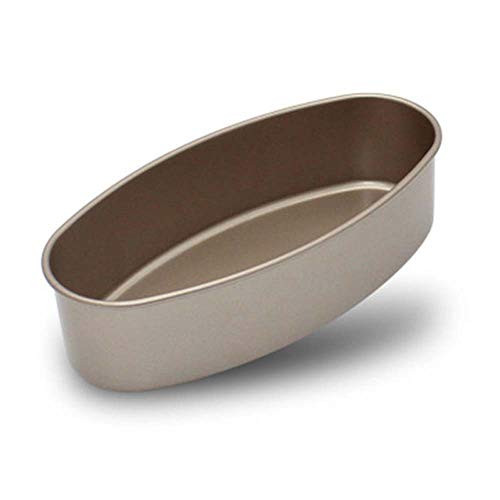 DIY Cake Loaf Loaf Pan Carbon Steel Oval Shaped Bread Baking Dishes Non-stick Loaf Pan Cheese Cake Toast Pan