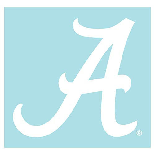 Alabama Crimson Tide Large White Auto Cornhole Decal Alabama Crimson Tide Large White Auto Cornhole Decal