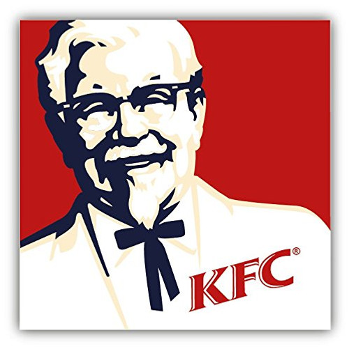 valstick KFC Logo Fast Food Car Bumper Sticker Decal 12" X 12" valstick KFC Logo Fast Food Car Bumper Sticker Decal 12" X 12"