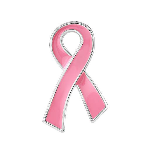 Fundraising For A Cause 5 Pack Breast Cancer Awareness Pink Ribbon Pins (5 Pins)