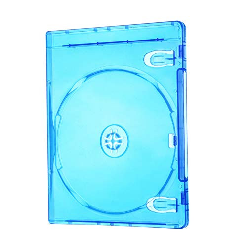 TmiAod 10 Pack CD Case Holder Blu-Ray CD Case Single Discs DVD Case for Discs Storage and Collection