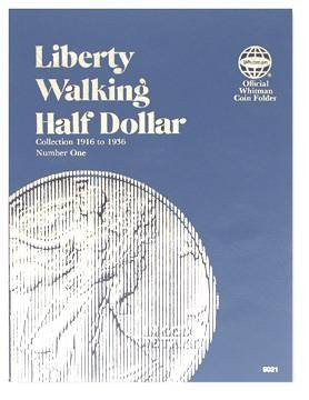 Rare Coins Walking Liberty Halves  1 1916-1936 9021 Whitman New Folder