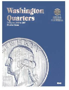 Rare Coins Washington Quarter  3 1965-1987 9040 Whitman New Folder