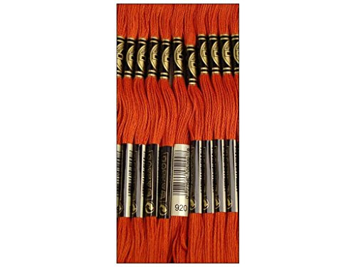 Bulk Buy: DMC Thread Six Strand Embroidery Cotton 8.7 Yards Medium Copper 117-920 (12-Pack)