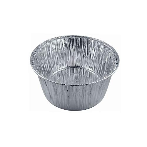 Aluminum Baking Cups - 4.5 oz - Foil Silver - Pack of 400.