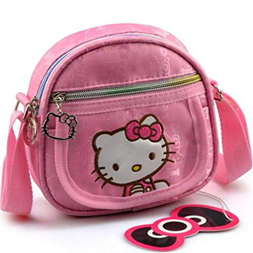 Kerr's Choice Pink Kitty Bag for Girls - Pink Kitty Crossbody Purse - Girls Cat Bag