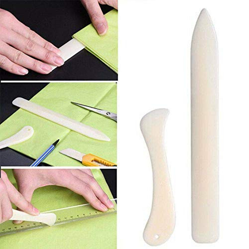 Aranher(TM) 2PCS White Bone Folder Paper Creaser Tool Scoring Folding Creasing Edges DIY Kit