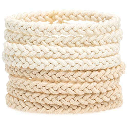 Hair Ties Braided Hair Tie Braided Hair Ties Braided Ponytail Holders Braided Hair Elastics Ponytail Holder Thick Hair Elastics - Blonde Pearl 8 Pcs Hair Ties Braided Hair Tie Braided Hair Ties Braided Ponytail Holders Braided Hair Elastics Ponytail Holder Thick Hair Elastics - Blonde Pearl 8 Pcs