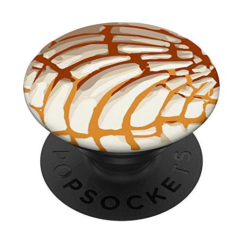 White Concha, Sweet Bread, Pan De Dulce PopSockets PopGrip: Swappable Grip for Phones and Tablets White Concha, Sweet Bread, Pan De Dulce PopSockets PopGrip: Swappable Grip for Phones and Tablets