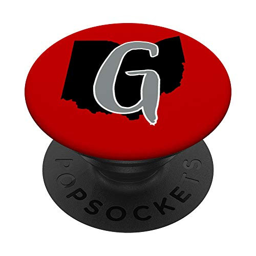 State of Ohio with Letter G Initial PopSockets PopGrip: Swappable Grip for Phones and Tablets State of Ohio with Letter G Initial PopSockets PopGrip: Swappable Grip for Phones and Tablets