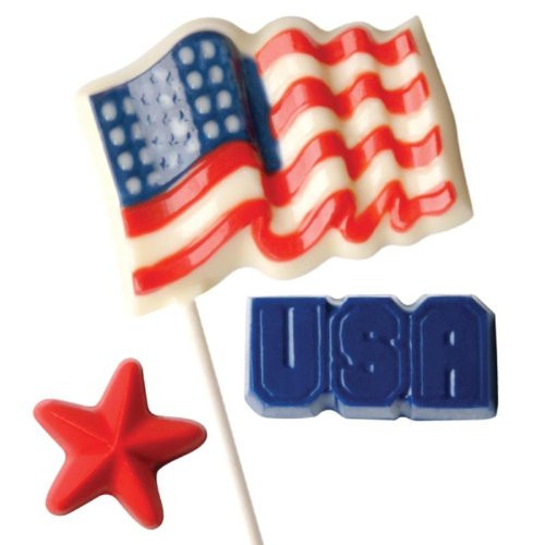 Make N' Mold Dress My Cupcake Patriotic Mix Candy Mold