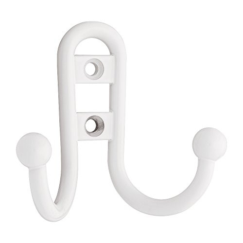 BRAINERD B46115J-W-C Double Robe Hook with Ball End