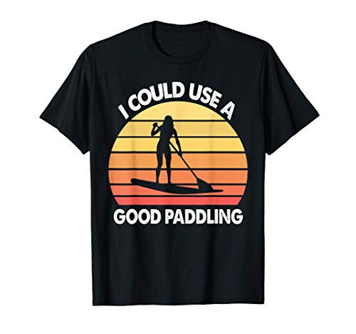 Stand Up Paddle Board I Could Use A Good Paddling Funny Gift T-Shirt