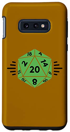 Galaxy S10e Cool Dungeons D 20 Dice Gaming D20 Dragon Game Master RPG Case