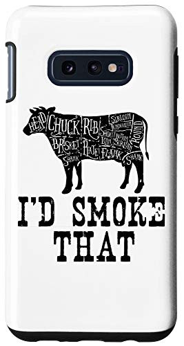 Galaxy S10e I'd Smoke That Cow - Grillmasters Apparel for BBQ Lovers Case