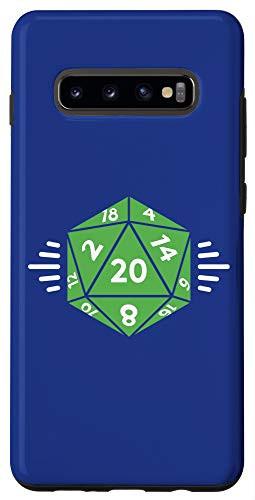 Galaxy S10Plus Cool Dungeons D 20 Dice Gaming D20 Dragon Game Master RPG Case