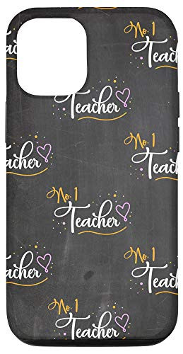 iPhone 12/12 Pro Number 1 Teacher Back to School Gift Chalkboard Case