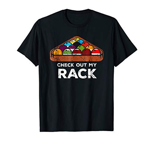 Billard Biliard Pool Snooker Check out my Rack T-Shirt Gift Billard Biliard Pool Snooker Check out my Rack T-Shirt Gift