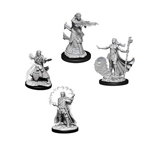 Dungeons and Dragons Nolzur's Marvelous Unpainted Miniatures Bundle: Male Human Wizard W11 Plus Female Human Wizard W11 Dungeons and Dragons Nolzur's Marvelous Unpainted Miniatures Bundle: Male Human Wizard W11 Plus Female Human Wizard W11