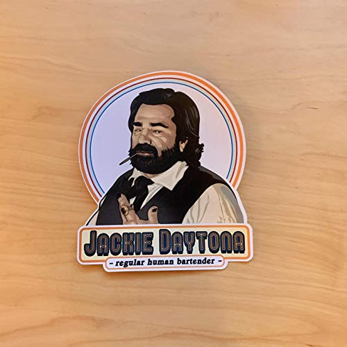 What We Do in the Shadows Vinyl Sticker or Magnet - Laszlo - Jackie Daytona, Regular Human Bartender