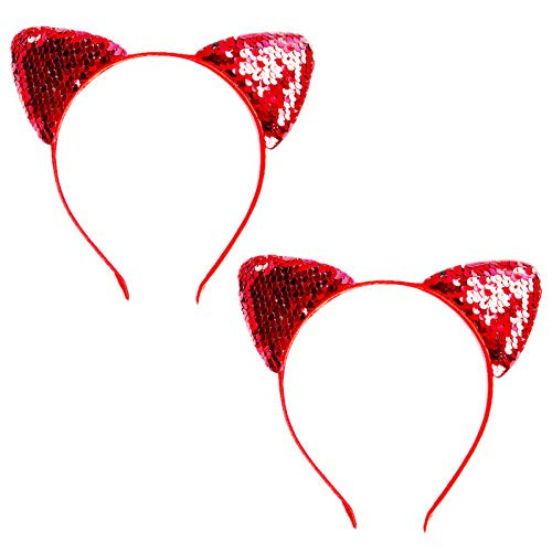 VWMYQ Valentine's Day Headband Heart Headband Red Sequin Love-shaped Head Boppers Hair Accessories for Valentine Party Props Photo props VWMYQ Valentine's Day Headband Heart Headband Red Sequin Love-shaped Head Boppers Hair Accessories for Valentine Party Props Photo props