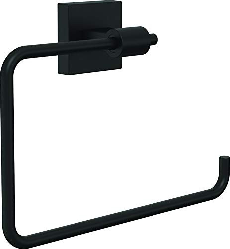 Franklin Brass MAX46-FB Maxted Towel Ring, Matte Black