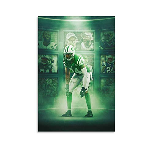 MBNXZ N-F-L American Football Darrelle Revis New York Jets Poster Decorative Painting Canvas Wall Art Living Room Posters Bedroom Painting 12x18inch(30x45cm)
