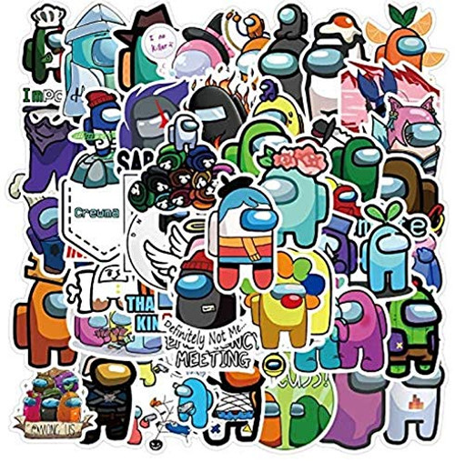 Yuncheng 50Pcs Anime Stickers Among Us Stickers Graffiti Stickers Luggage Guitar Skateboard Waterproof Stickers Among Us Game Sticker Yuncheng 50Pcs Anime Stickers Among Us Stickers Graffiti Stickers Luggage Guitar Skateboard Waterproof Stickers Among Us Game Sticker