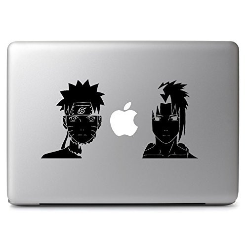 Naruto  and  Sasuke Decal Sticker Skin, Die Cut Vinyl Decal for Windows, Cars, Trucks, Tool Boxes, laptops, MacBook - virtually Any Hard, Smooth Surface