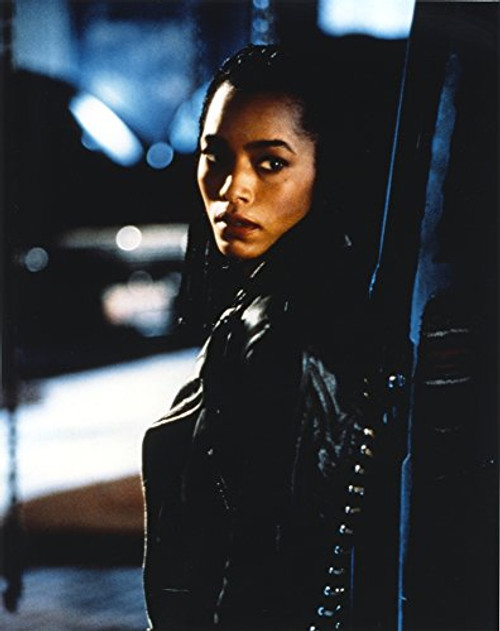 Angela Bassett Posed in Leather Jacket Photo Print (8 x 10)