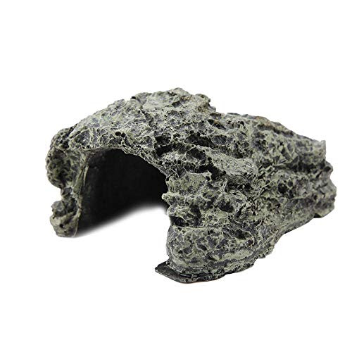 Tnfeeon Reptile Hiding Habitat, Reptile Box Shelter Terrarium Hideout Caves for Turtle Aquarium Terrarium Decoration Ornament(Medium) Tnfeeon Reptile Hiding Habitat, Reptile Box Shelter Terrarium Hideout Caves for Turtle Aquarium Terrarium Decoration Ornament(Medium)