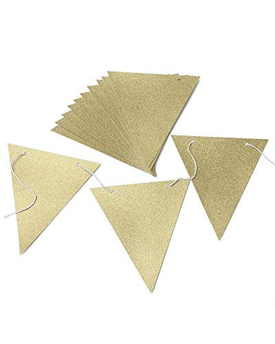 Gartner Studios Gold Glitter Banner Set