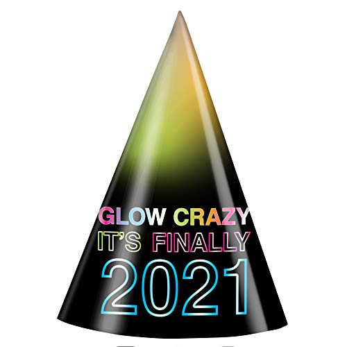 Shindigz Glow Crazy New Year's Party Hat