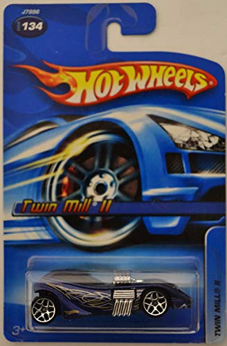 Hot Wheels Twin Mill 2 Purple  134 1:64 Scale Collectible Die Cast Model Car