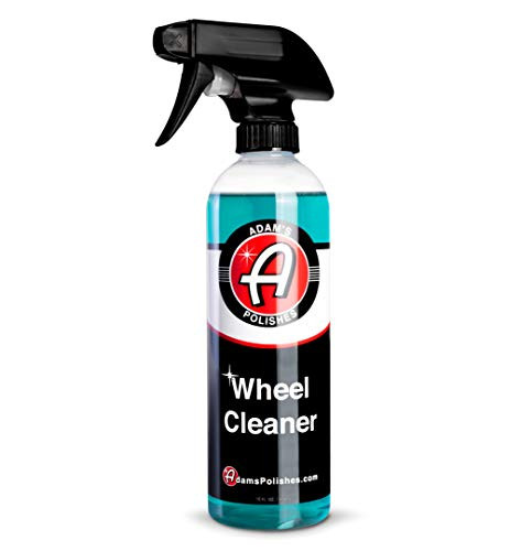 Adam's Wheel Cleaner 16oz  Professional Car Wheel Cleaner Spray  and  Brake Dust Remover for Car Wash Detailing - Safe Rim Cleaner On Chrome Clear Coated  and  Plasti Dipped Wheels- Use w/Wheel Brush Woolie