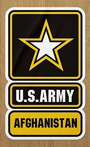 Sticker U.S Army Afghanistan Decal for Car Truck Bumper Laptop Vinyl (4 inch)