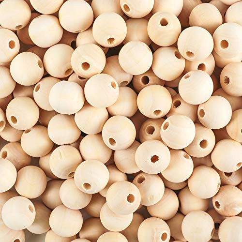 400pcs 16mm Wooden Beads Natural Unfinished Round Wood Loose Beads Wood Spacer Beads for Craft Making Decorations and DIY Crafts 400pcs 16mm Wooden Beads Natural Unfinished Round Wood Loose Beads Wood Spacer Beads for Craft Making Decorations and DIY Crafts