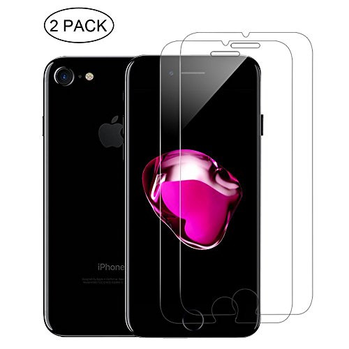 iPhone 8, 7, 6S, 6 Screen Protector Glass, ATGlass Tempered Glass Screen Protector for Apple iPhone 8, 7, iPhone 6S, iPhone 6 [4.7" inch] 2017 2016, 2015 (2-Pack)