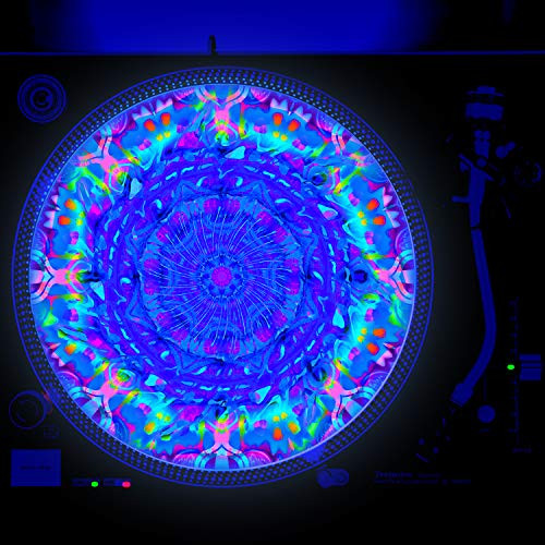 Kandy - DJ Turntable Slipmat 12 inch GLOW (glows under black light)