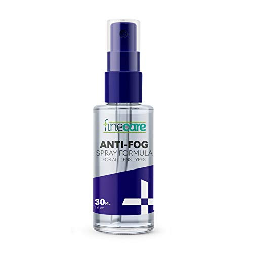 Anti Fog Spray for Glasses - Safe on Anti-Reflective Coated and All Lenses - Defogger for Eye Glasses, Safety Glasses, Swim Goggles, Mirrors, Ski Masks - Anti-Fog Solution for Glasses Wearer- 2 oz Anti Fog Spray for Glasses - Safe on Anti-Reflective Coated and All Lenses - Defogger for Eye Glasses, Safety Glasses, Swim Goggles, Mirrors, Ski Masks - Anti-Fog Solution for Glasses Wearer- 2 oz