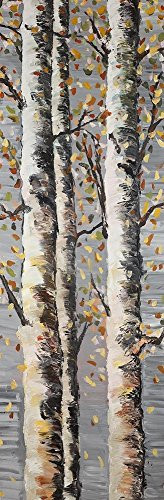 Posterazzi Collection Blossoming Birches Poster Print by Atelier B Art Studio (8 x 24)