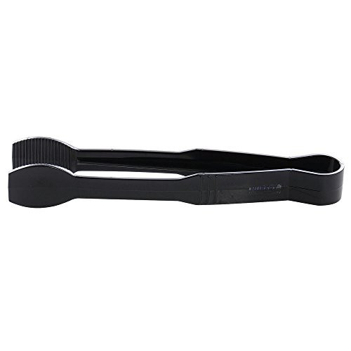 HUBERT Flat Edge Tong Black Polycarbonate - 12"L