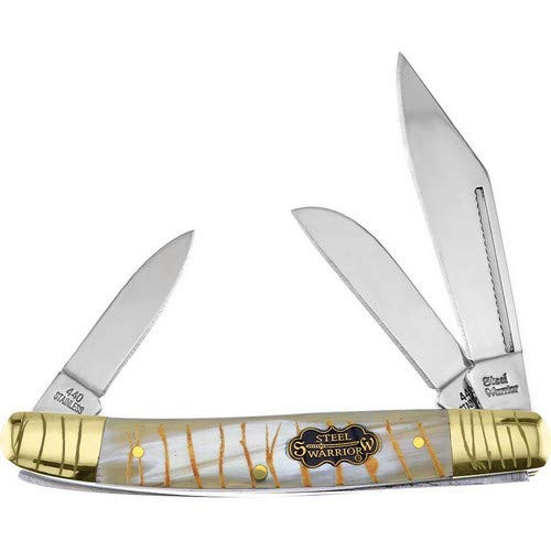 Frost Cutlery SW-112TG Wrangler Tiger Bone EDC Pocket Folder Folding Knife