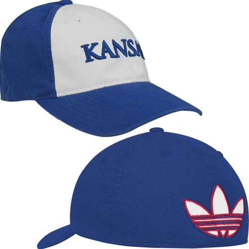 adidas Kansas Jayhawks Slope Flex Hat - S/M - ES15Z