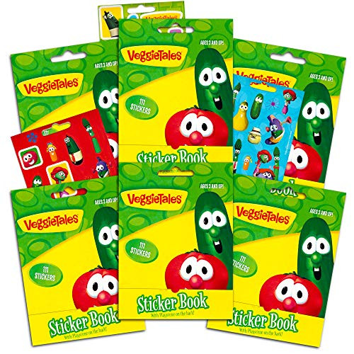 Veggie Tales Party Supplies Veggie Tales Ultimate Sticker Party Favors Packs -- 6 Sticker Packs Veggie Tales Party Supplies Veggie Tales Ultimate Sticker Party Favors Packs -- 6 Sticker Packs
